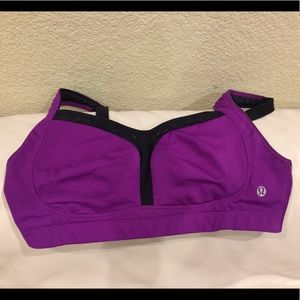 Lululemon sport bra in size 34D.